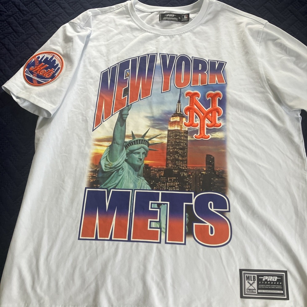 Size XL Mens New York Mets Pro Standard T-Shirt White